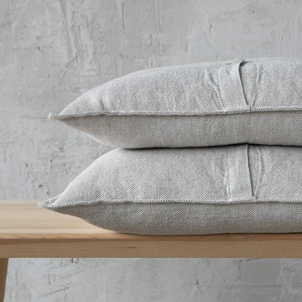 Linenme Oatmeal Linen Cushion Cover Rustico Washed