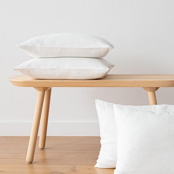 Linenme Off White Linen Cushion Cover Lara