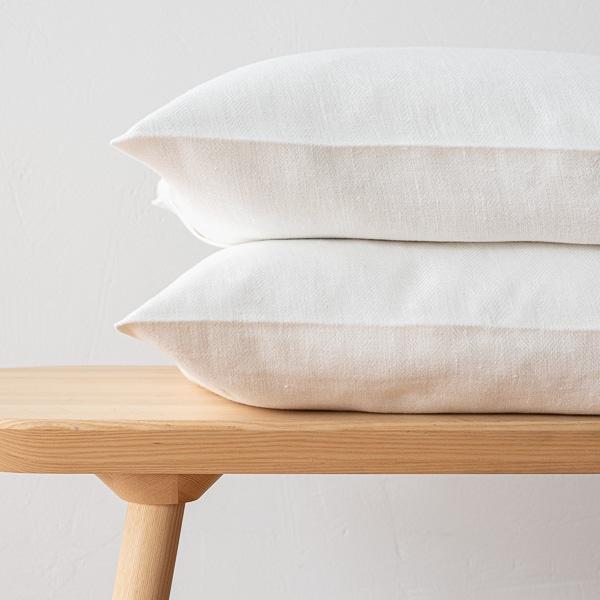 Linenme Off White Linen Cushion Cover Lara