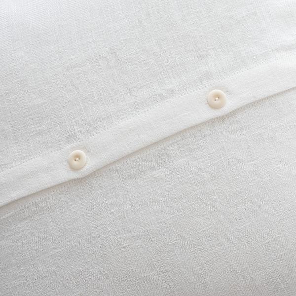 Linenme Off White Linen Cushion Cover Lara