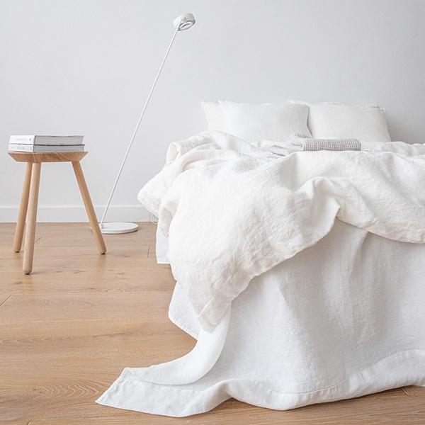 Linenme Off White Washed Bed Linen Pillow Case