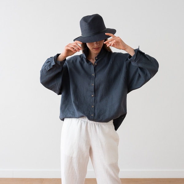 Linenme Oversized White Linen Shirt Ruth