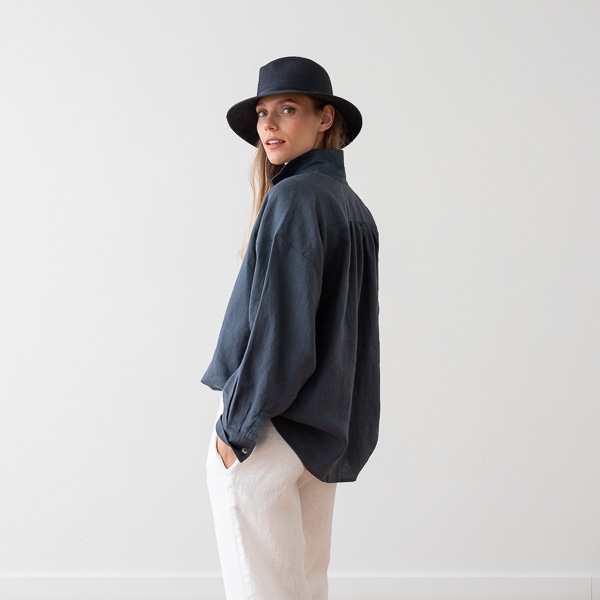 Linenme Oversized White Linen Shirt Ruth