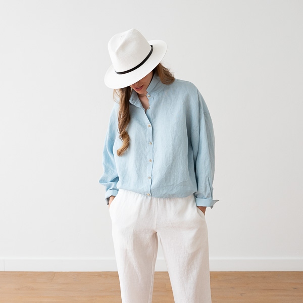 Linenme Oversized White Linen Shirt Ruth