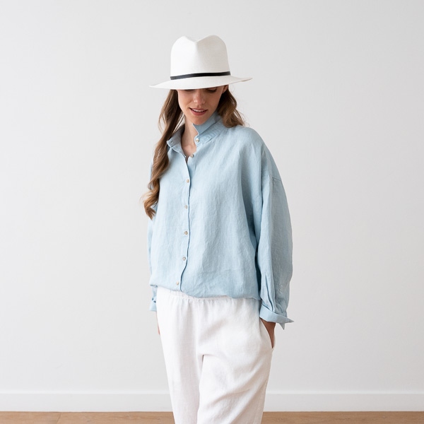 Linenme Oversized White Linen Shirt Ruth