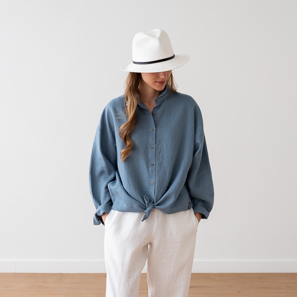 Linenme Oversized White Linen Shirt Ruth
