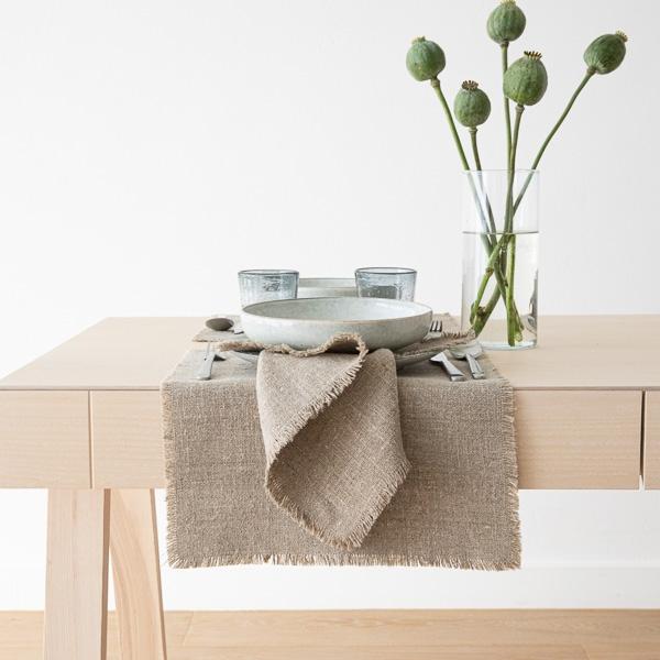 Linenme Placemat Natural Linen Rustic