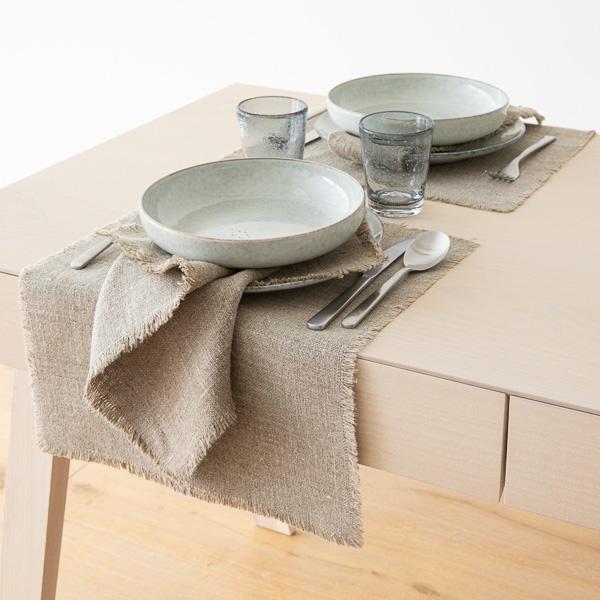 Linenme Placemat Natural Linen Rustic