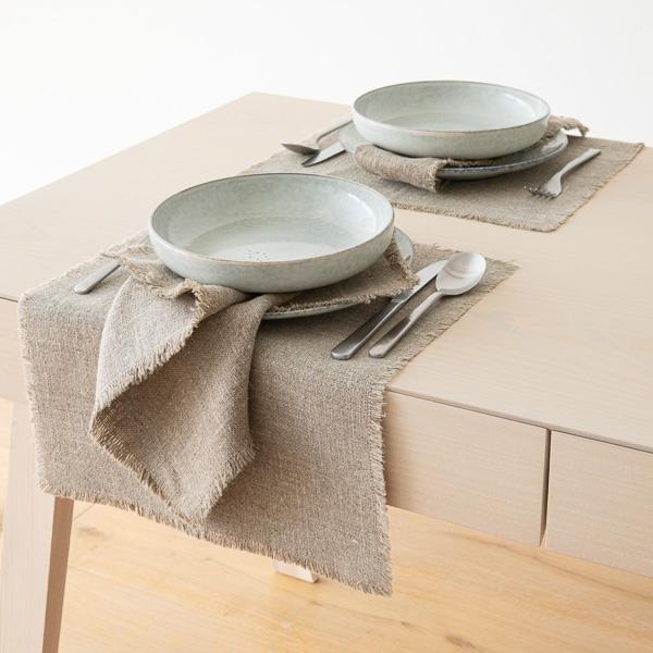 Linenme Placemat Natural Linen Rustic