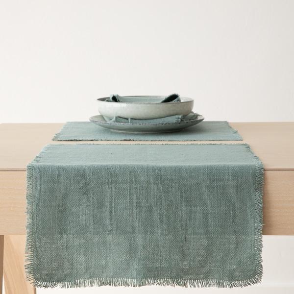 linenme Placemat Spa Green Linen Rustic