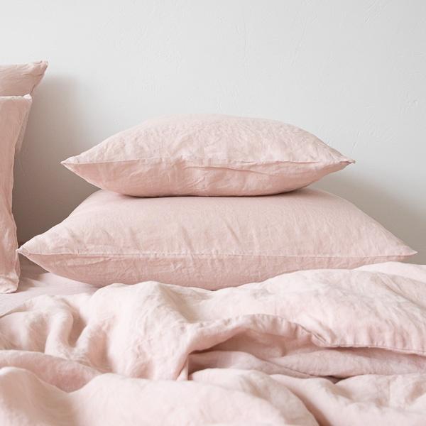 Linenme Rosa Linen Bed Set Stone Washed