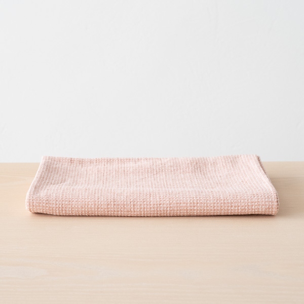 linenme Rosa Linen Cotton Bath Towel Wafer Washed
