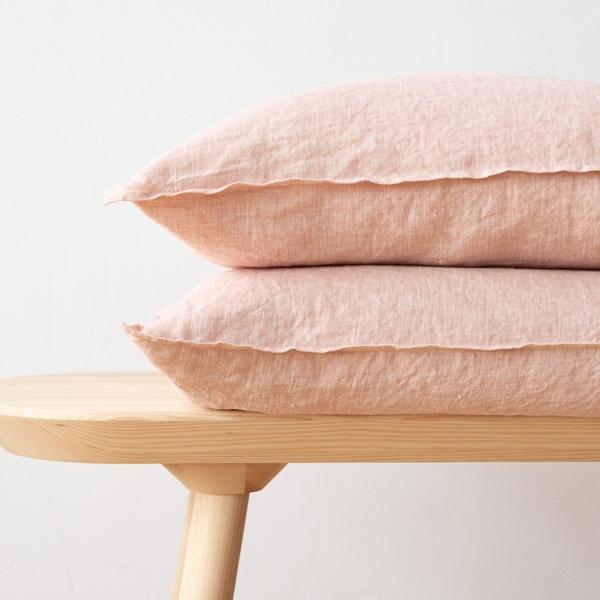 Linenme Rosa Linen Cushion Cover Crushed Melange
