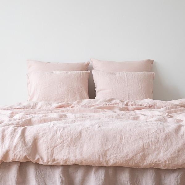 Linenme Rosa Stone Washed Bed Linen Duvet