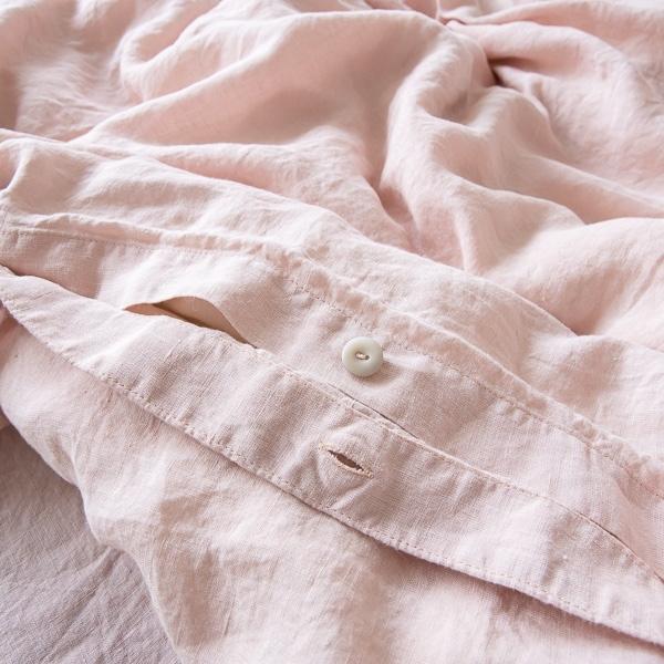 Linenme Rosa Stone Washed Bed Linen Duvet