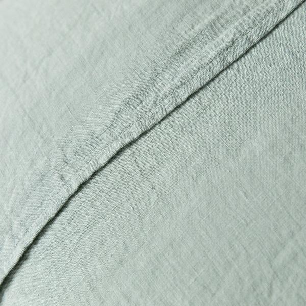 Linenme Sea Foam Linen Cushion Cover Stone Washed