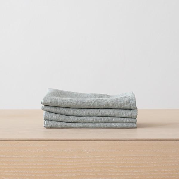 linenme Sea Foam Linen Napkin Terra