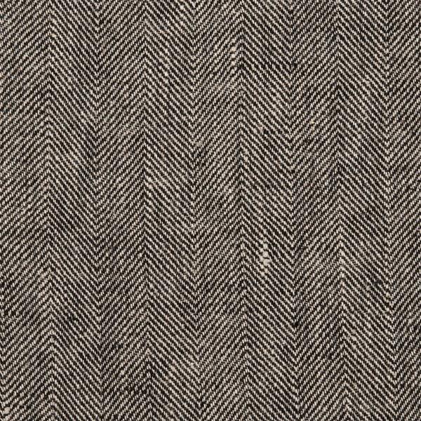 Linenme Set Of 2 Black Linen Tea Towels Chevron