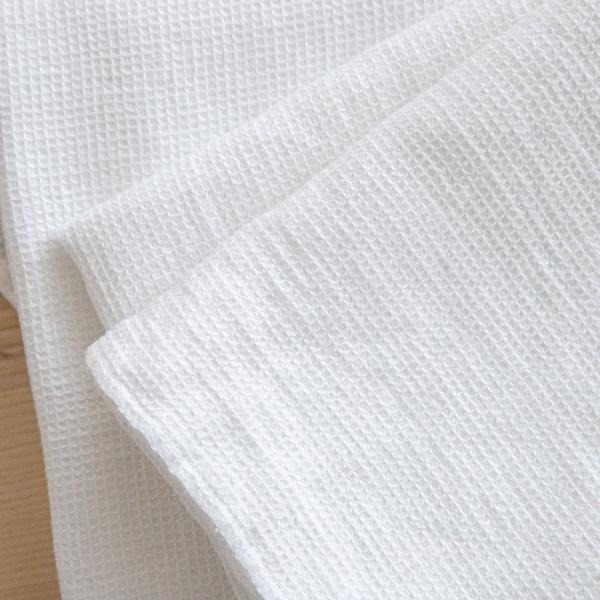 Linenme Set Of 4 White Linen Cloths Washed Waffle