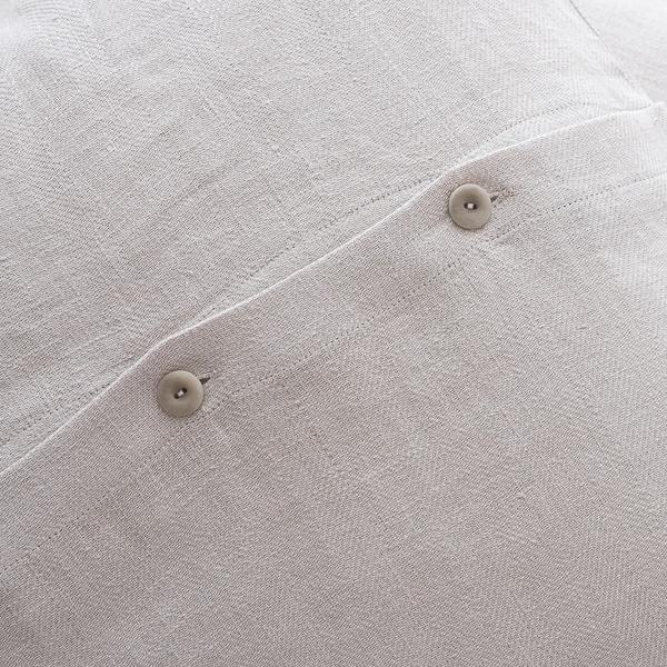 Linenme Silver Linen Cushion Cover Lara