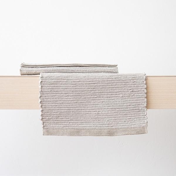 Linenme Silver Linen Fabric Sample Lara