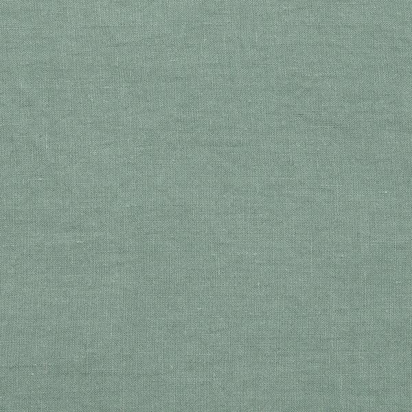 Linenme Spa Green Linen Fabric Sample Stone Washed
