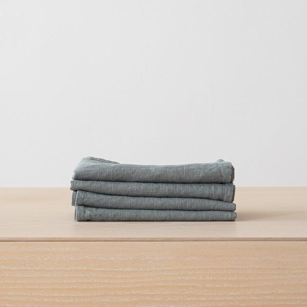linenme Spa Green Linen Napkin Terra