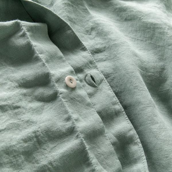 Linenme Spa Green Stone Washed Bedlinen Set