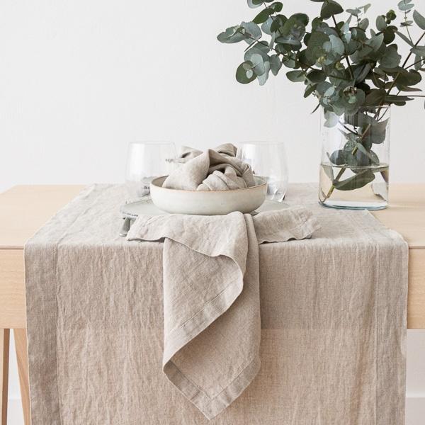 Linenme Stone Washed Linen Napkin Natural