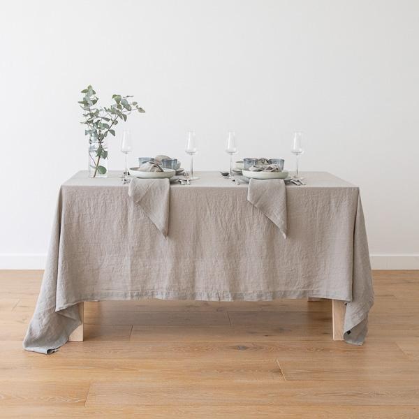 Linenme Stone Washed Taupe Linen Napkin