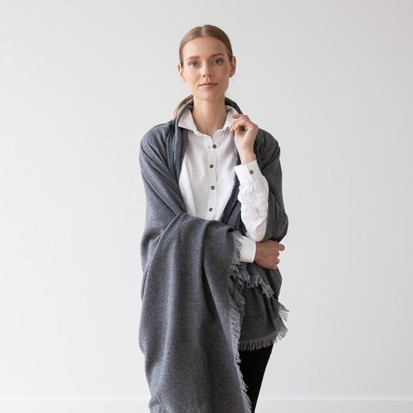 Linenme Super Fine Merino Wool Grey Salvatore