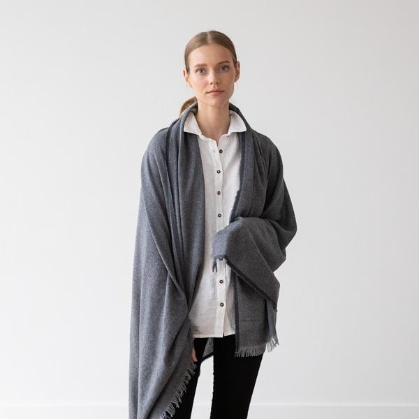 linenme Super Fine Merino Wool Grey Salvatore