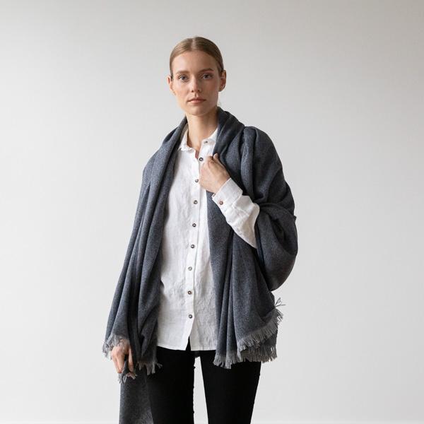 Linenme Super Fine Merino Wool Indigo Salvatore