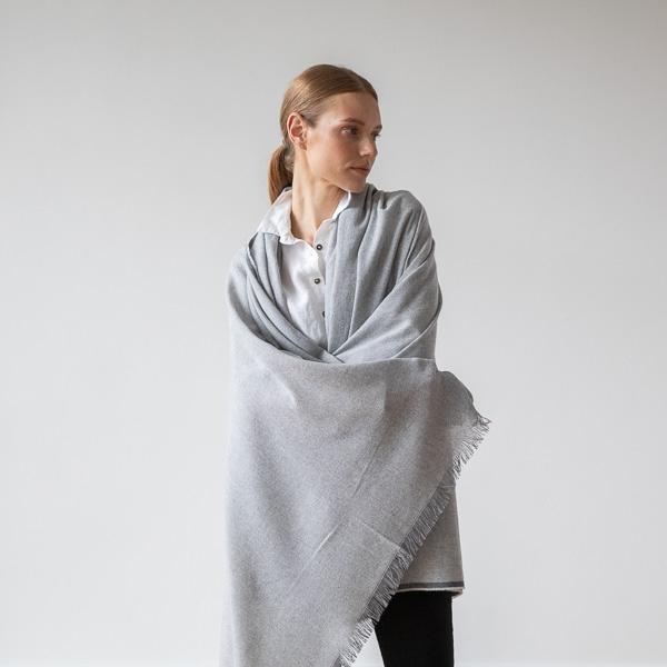 Linenme Super Fine Merino Wool Silver Salvatore