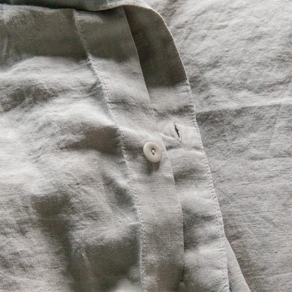 Linenme Taupe Stone Washed Bedlinen Set