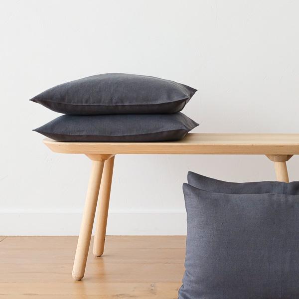 Linenme Teal Linen Cushion Cover Lara