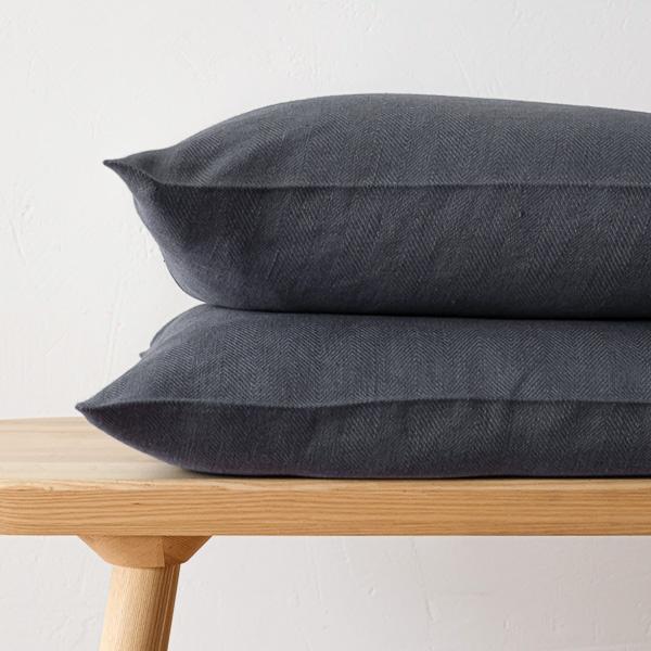 Linenme Teal Linen Cushion Cover Lara