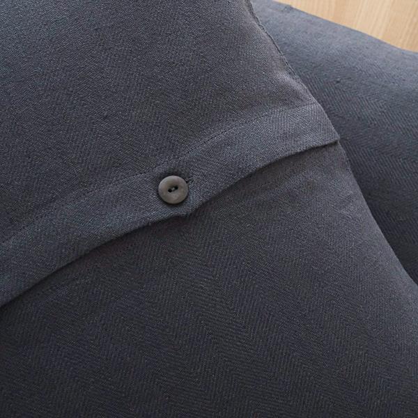 Linenme Teal Linen Cushion Cover Lara