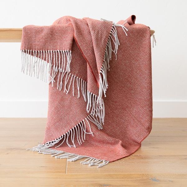 linenme Terra Cota Cotton Throw Valeria