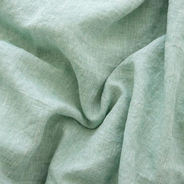 Linenme Washed Bed Linen Duvet Melange Mint