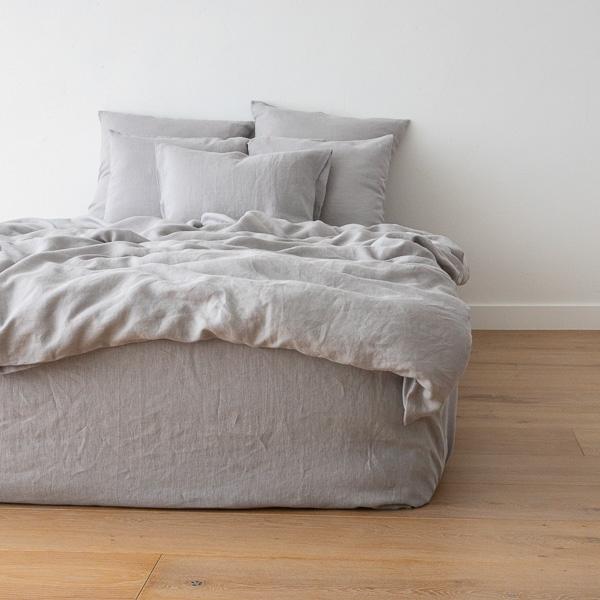Linenme Washed Bed Linen Set Cool Grey