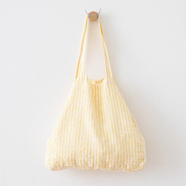 Linenme Yellow Linen Fabric Brittany Washed