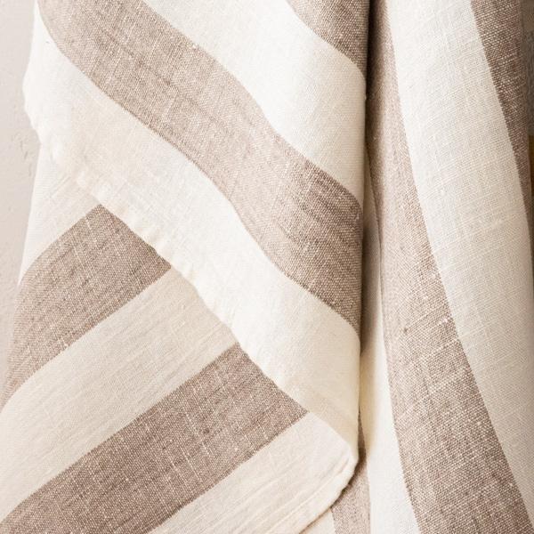 Linenme Off White Grey Linen Bath Towels Set Philippe