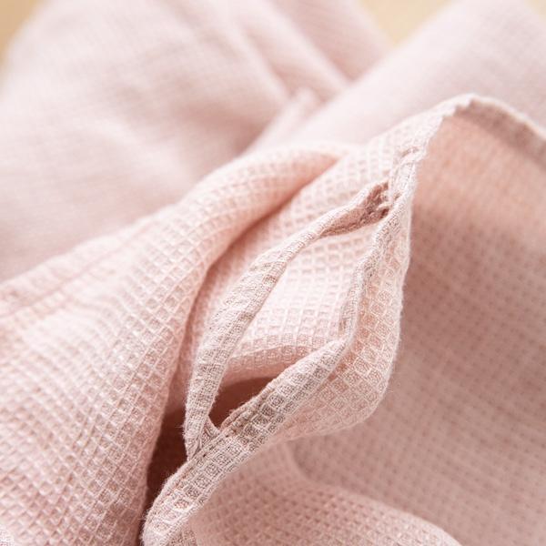 Linenme Rosa Linen Bath Towels And Hand Towels Washed Waffle