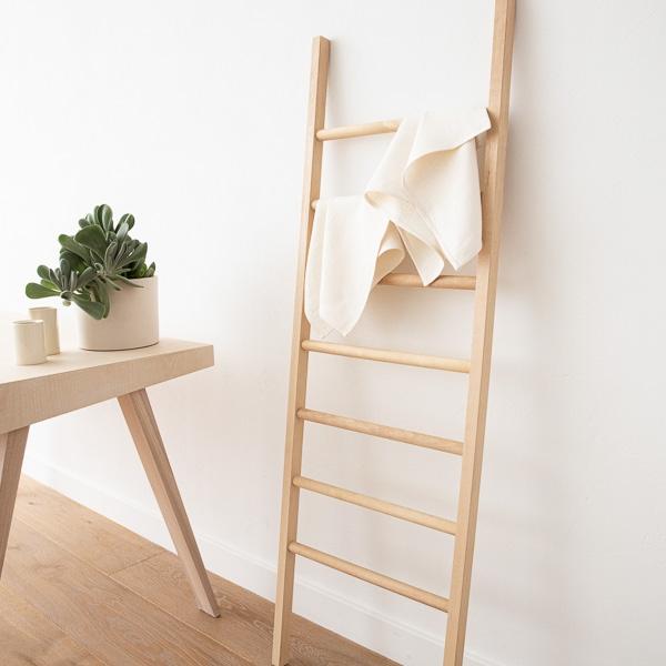 Linenme Set Of 2 Cream Linen Hand And Guest Towels Lara