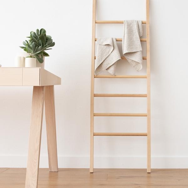 Linenme Set Of 2 Tea Towels Natural Plain Linen Provence