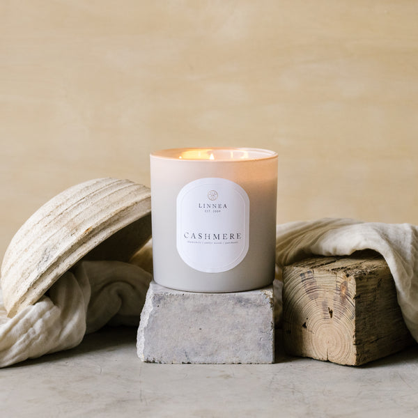 Linnea Cashmere Grande 3-wick Candle - Our #1 Fragrance