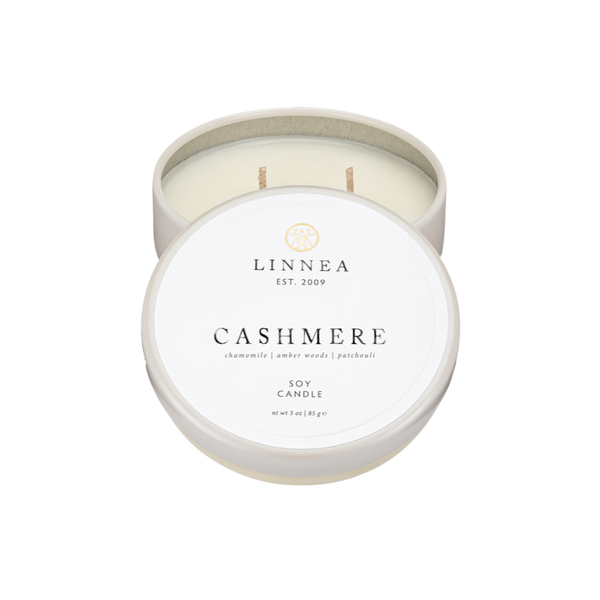 linnea Cashmere Petite 2-wick Candle - #1 Bestselling Fragrance
