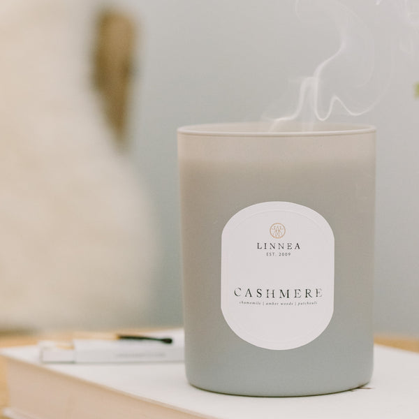 Linnea Cashmere 2-wick Candle - Our #1 Bestseller