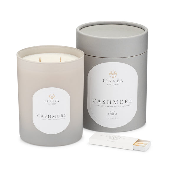 Linnea Cashmere 2-wick Candle - Our #1 Bestseller